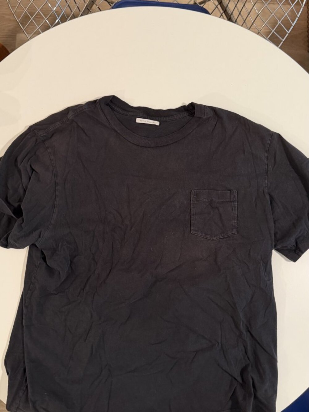 John Elliott Black Pocket T-Shirt Size 5